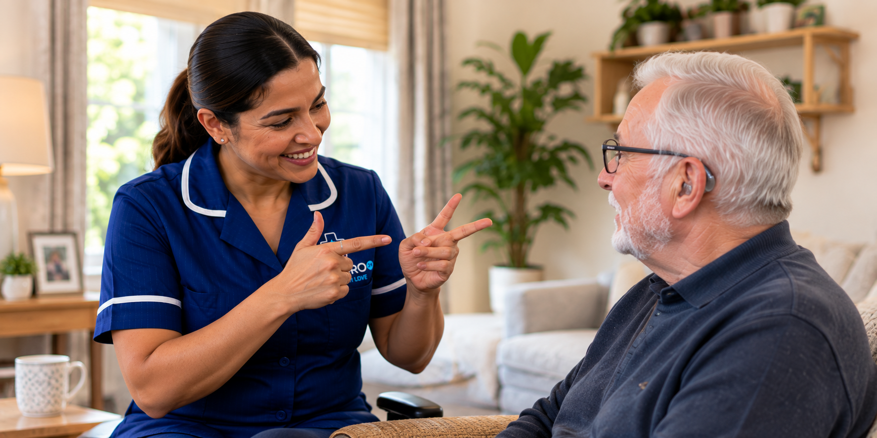 Sensory impairment communication support